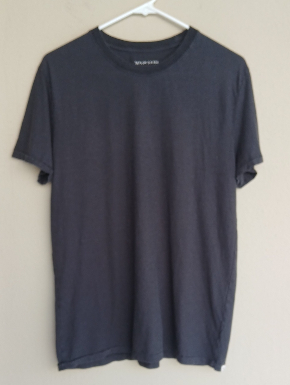 Taylor Stitch Organic Cotton Hemp Crew Neck T-Shirt grey Size 40 Medium USA